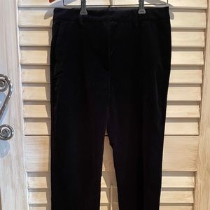 Weekend MaxMara Black Velvet Pant Sz8